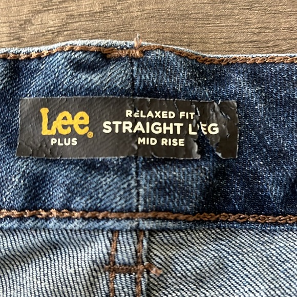 Women’s 24W long blue denim jeans - Picture 2 of 4